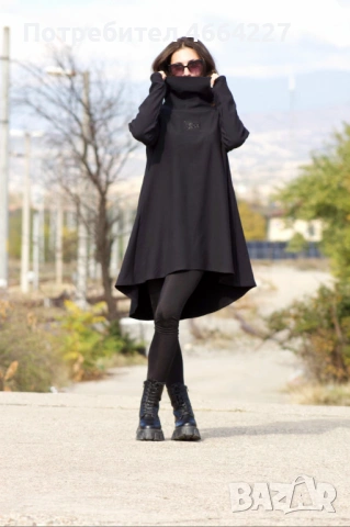 Туника с висока яка, снимка 3 - Туники - 53350079