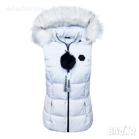 Дамски Елек City Angels с Качулка: 3 Визии в 1, 6 атрактивни цвята, снимка 17 - Елеци - 45591318