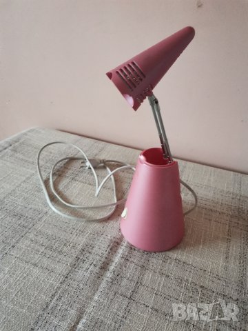 Розова настолна лампа, снимка 3 - Настолни лампи - 44014987