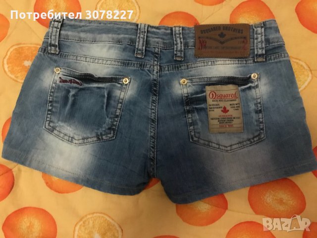 Къси дънкови панталонки “Dsquared”, снимка 4 - Дънки - 32958321