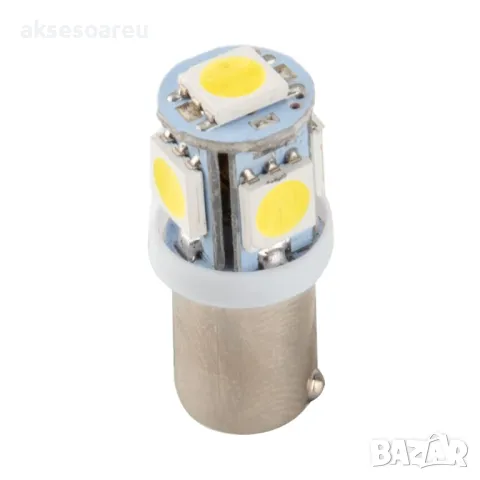 Габаритни диодни крушки /габарити/ Ba9s 24v с 5 Smd Led ксеноново бели диода 24 волта за камион, снимка 9 - Аксесоари и консумативи - 7176884