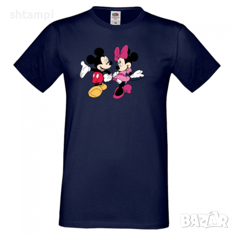 Мъжка тениска Mickey & Minnie 6 Подарък,Изненада,Рожден ден, снимка 6 - Тениски - 36575572