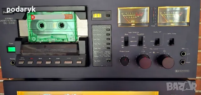 🔥 Винтидж Аудио Перла – Пълен Sansui Флагмански Сет: AU-717, TU-717, SC-5330, SE-7 + SR-717 с Stant, снимка 4 - Ресийвъри, усилватели, смесителни пултове - 49517526