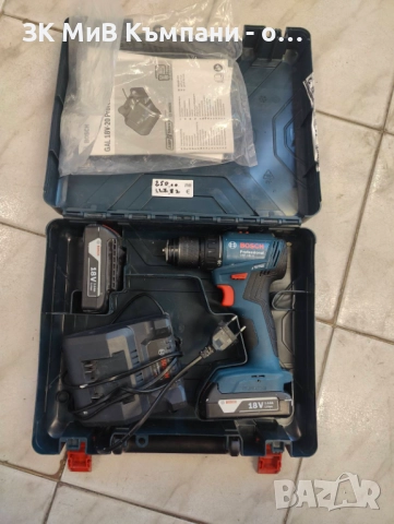 Винтоверт Bosch GSR 185 li 2 батерии, снимка 3 - Винтоверти - 52866677