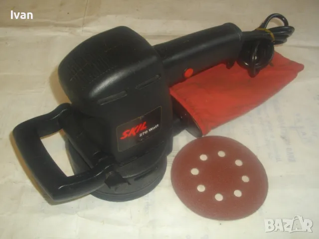 НОВ 270 ВАТА SKIL НИДЕРЛАНДСКИ КРЪГЪЛ ЕЛЕКТРИЧЕСКИ ЕКСЦЕНТЪР ВИБРОШЛАЙФ ф125мм С ТОРБА ЗА ПРАХ , снимка 17 - Други инструменти - 49774835