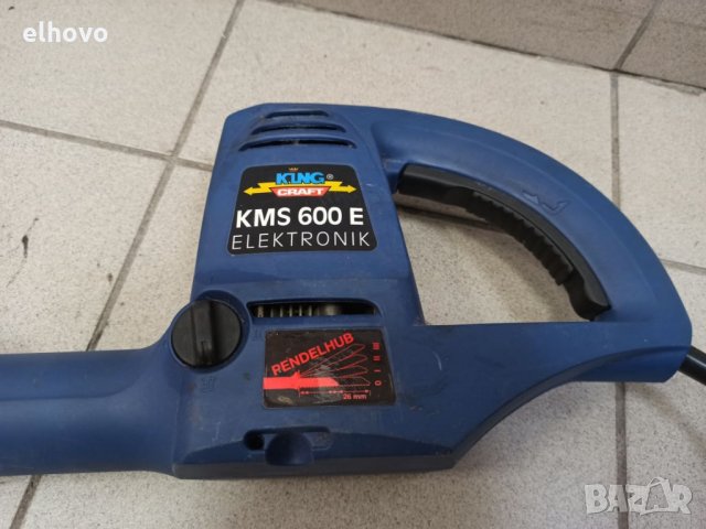 Електрически трион King Craft KMS 600 E -син, снимка 3 - Градинска техника - 32469293