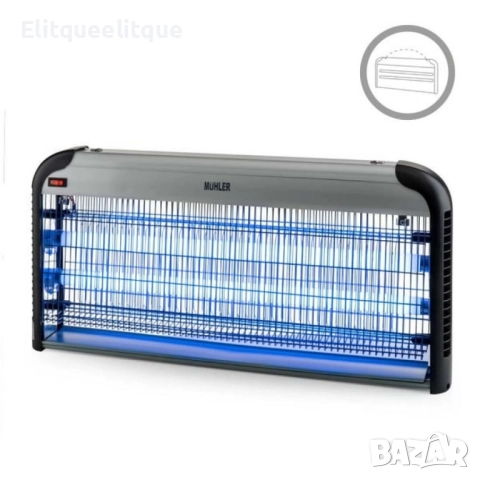 Инсектицидна лампа Muhler MIK-100, 36W, 100м2, снимка 5 - Соларни лампи - 52295176