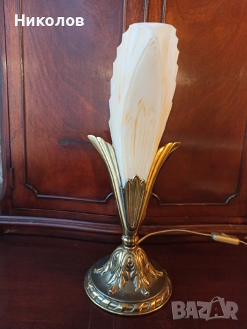 Нощна лампа Арт Деко, снимка 6 - Настолни лампи - 53214086