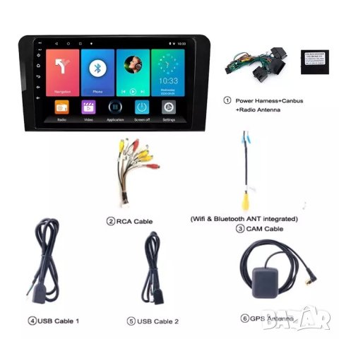 Мултимедия, за Mercedes ML, W164, плеър с Екран, 9”, Android, Навигация, Мерцедес, GL, ML, W164, снимка 7 - Аксесоари и консумативи - 38972961