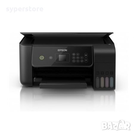 Принтер Мастиленоструен Мултифункционален 3 в 1 Цветен Epson EcoTank L3160 Копир Принтер и Скенер, снимка 3 - Принтери, копири, скенери - 33560975