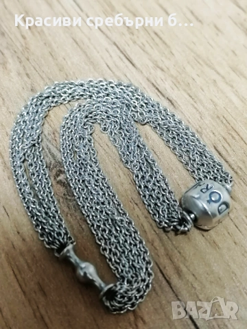 Pandora оригинална сребърна гривна S 925 ALE 
