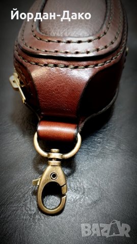 Калъф за ключове /кейс/от естествена кожа ръчна изработка, снимка 8 - Портфейли, портмонета - 43535632