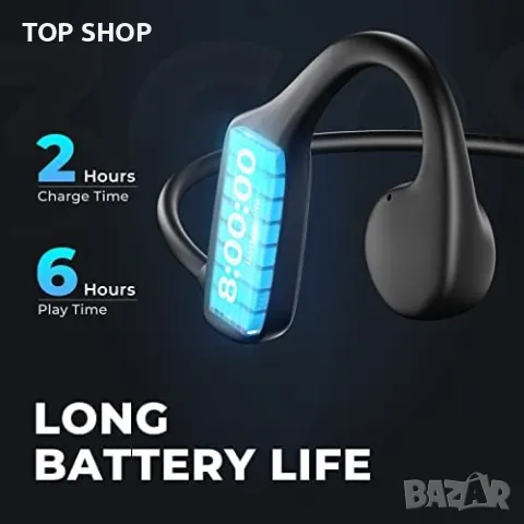 Нови безжични леки Слушалки за тренировка бягане шофиране Стерео звук, снимка 5 - Bluetooth слушалки - 49444827