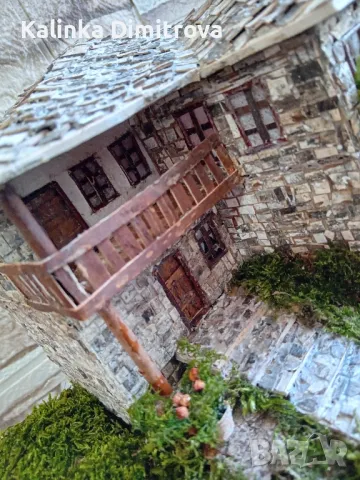 Макет на родопска къща-ръчна изработка., снимка 8 - Декорация за дома - 50028910