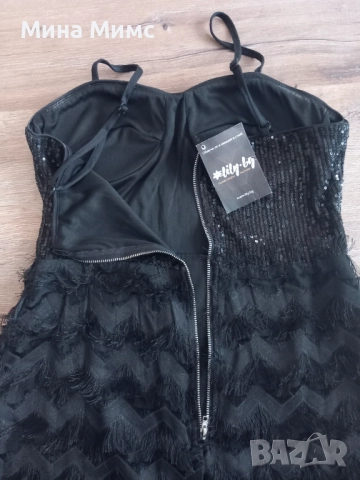 Черна официална рокля , снимка 2 - Рокли - 52590008