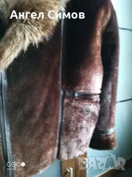 Палто от Тюлен с яка от бобър,яке по поръка, снимка 5 - Якета - 49989416