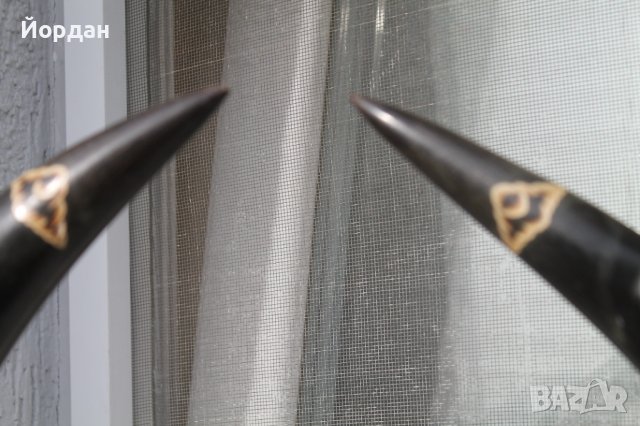 Два рога с резби , снимка 7 - Колекции - 38387450