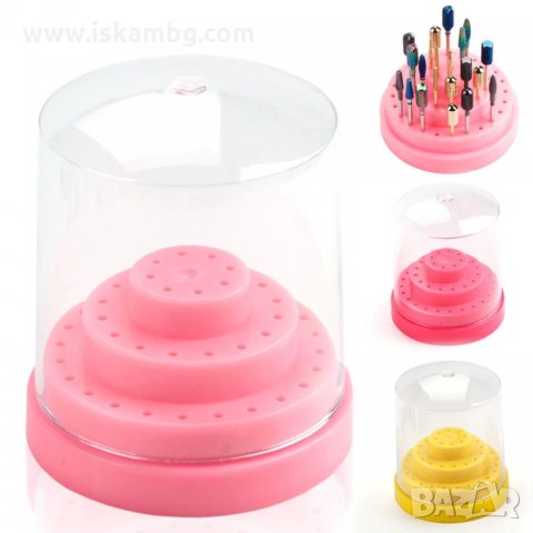 КОД 3181 - Поставка за фрези/накрайници с 48 броя отвора, снимка 5 - Продукти за маникюр - 33430058