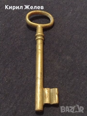 Стар рядък бронзов ключ за КОЛЕКЦИЯ ДЕКОРАЦИЯ 27123, снимка 4 - Други ценни предмети - 43279512
