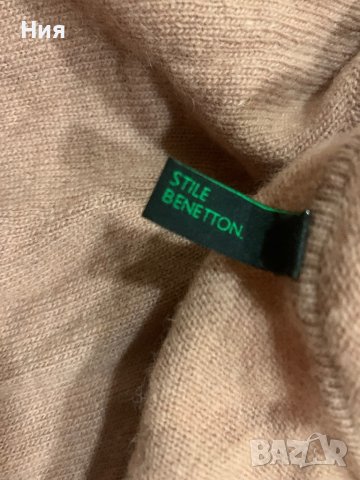 Марков Пуловер Benetton - M, снимка 2 - Блузи с дълъг ръкав и пуловери - 42948163
