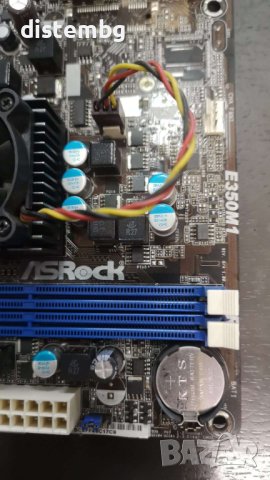 Дънна платка AsRock E350M1 s процесор AMD E-350, снимка 2 - Дънни платки - 43436567