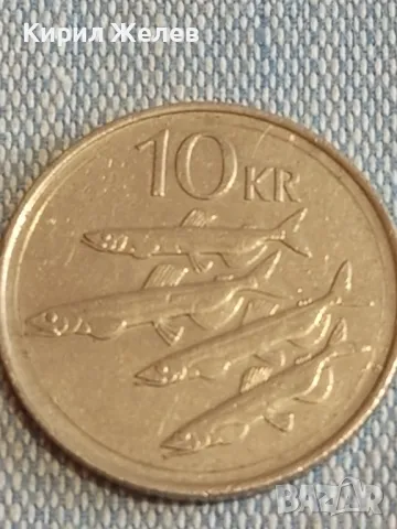 Монета 10 крони 1987г. Исландия за КОЛЕКЦИОНЕРИ 40885