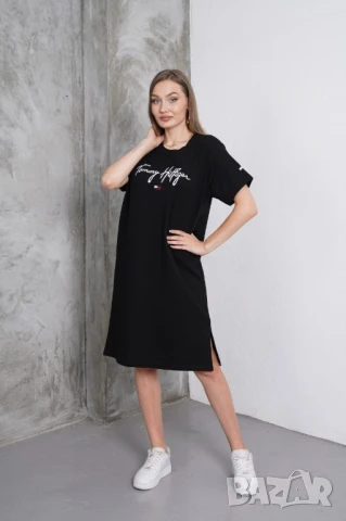 памучни дамски рокли tommy hilfiger guess , снимка 2 - Рокли - 50777029