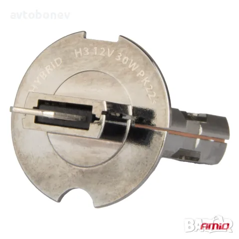 LED крушки AMIO Hybrid H3-12V-6000K к-т/2 бр./, снимка 3 - Аксесоари и консумативи - 49493099