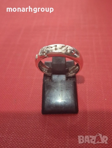 Сребърен пръстен, снимка 2 - Пръстени - 53068371