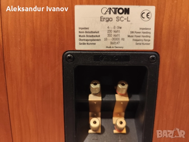 Canton Ergo SC-L (cherry), снимка 15 - Тонколони - 52642387