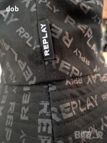 Нова шапка Replay bucket hat оригинал, снимка 5 - Шапки - 48999256