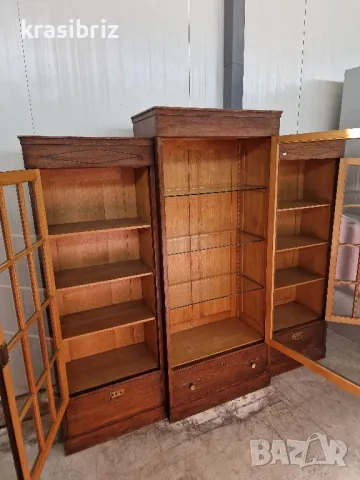 Антична Масивна Секция-внос от Германия!, снимка 6 - Секции и витрини - 49447576