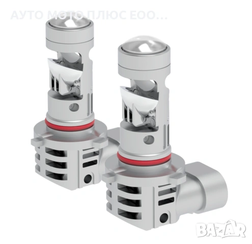 LED диодни крушки за фарове с Лупа - 9005 CANBUS, 12V, 40W, 12 400LM, снимка 2 - Аксесоари и консумативи - 53132545