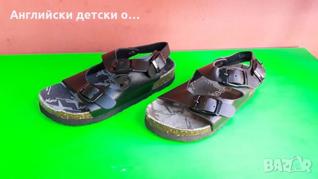 Английски детски сандали с ортопедична подметка-2 цвята, снимка 1 - Детски сандали и чехли - 28449640
