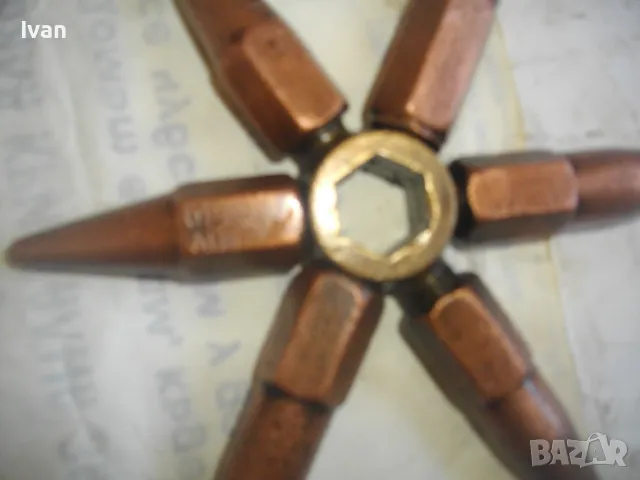 6 броя Оригинални немски контактни дюзи за оксиженна горелка газо-кислородно-ацетиленово заваряване, снимка 4 - Други инструменти - 47374913