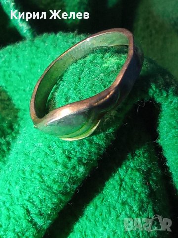 СТАР МАЙСТОРСКА ИЗРАБОТКА ПОСРЕБРЕН ПРЪСТЕН БЛАГОРОДНА НЕРЪЖДАЕМА СТОМАНА ВИНТИДЖ АРТ БИЖУ 25812, снимка 13 - Антикварни и старинни предмети - 35746447