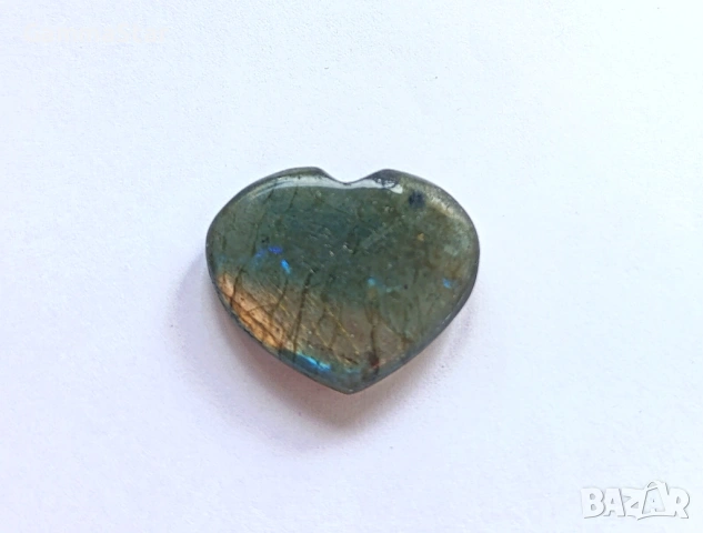 Сърце от лабрадорит/ Минерал лабрадорит/ Идея за подарък 