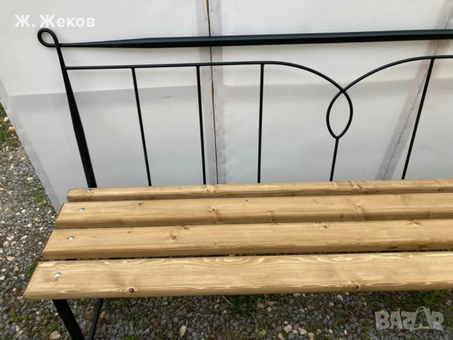 Две градински пейки, снимка 6 - Градински мебели, декорация  - 52518378