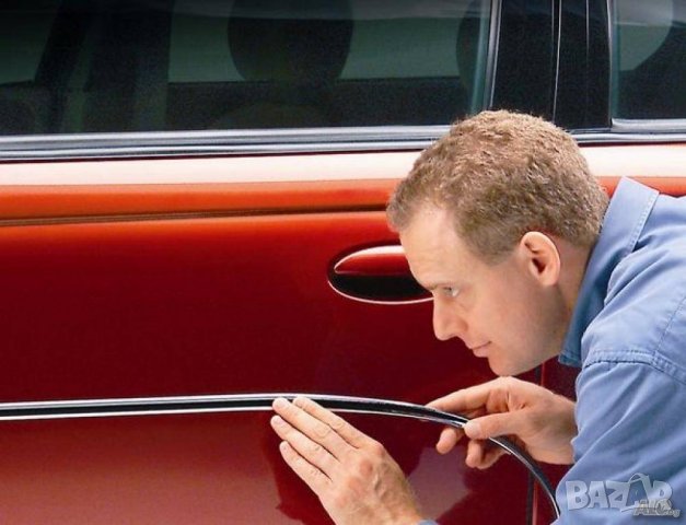  Ликвидация! Самозалепваща лайсна Хром, ширина 40 мм., снимка 2 - Аксесоари и консумативи - 36672772