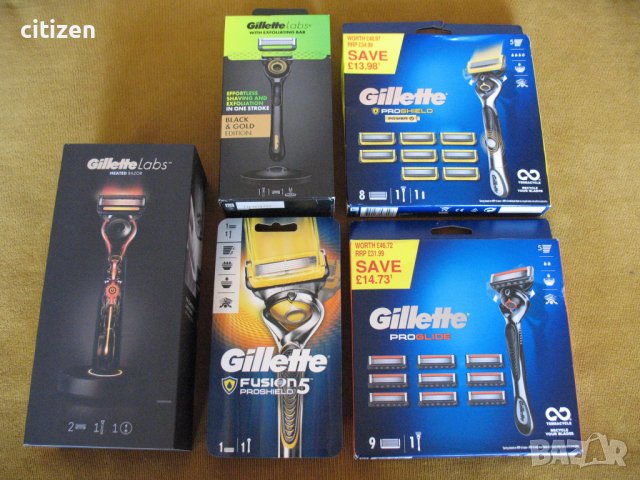 Gillette Labs Heated Razor, fusion ProGlide ,Proshield Power, снимка 1 - Мъжка козметика - 20077273