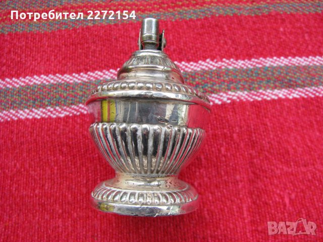 Посребрена стара запалка RONSON , снимка 5 - Антикварни и старинни предмети - 28340383