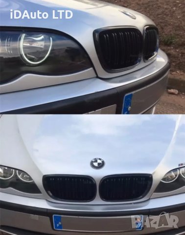 Bmw бъбреци e46, бмв тунинг, решетка, седан, комби, m3, тунинг, броня, снимка 2 - Аксесоари и консумативи - 38598035