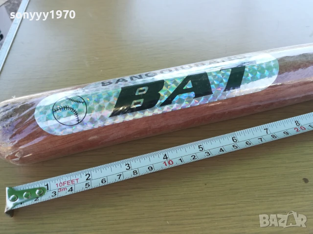 БУХАЛКА-60СМ ДЪРВЕНА 1207251946, снимка 6 - Бейзбол - 50999830