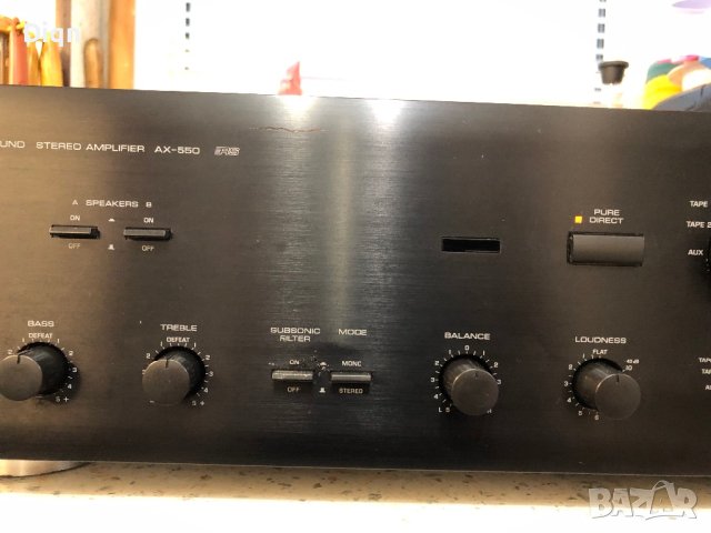 Yamaha AX-550, снимка 5 - Ресийвъри, усилватели, смесителни пултове - 43188364
