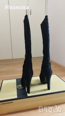 Италиански официални ботуши -LUCIANO BARACHINI, снимка 2 - Дамски ботуши - 43583550