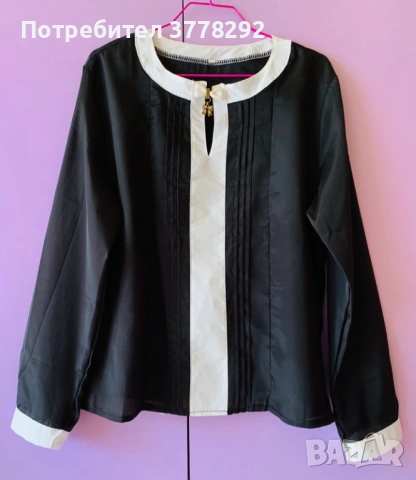 Ризи дамски Нови, 6 бр. различни размери 4 бр -M-L и 2 XL/2XL и тениска, р-р  L, снимка 7 - Ризи - 51989752