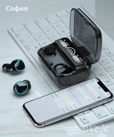 Безжични bluetooth слушалки с LED цифров дисплей, снимка 3 - Безжични слушалки - 42962126