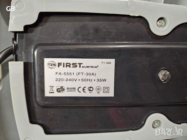 Настолен вентилатор, снимка 4 - Вентилатори - 53144838