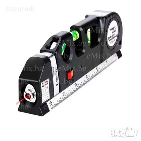 Многофункционален лазерен нивелир с ролетка