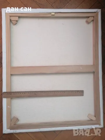 обемна абстракция Франция маслени бои подпис , снимка 5 - Картини - 47809775